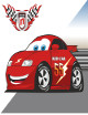 Auto červené